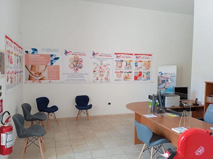 Sala d’attesa della sede Mater Gratiae di Gagliano del Capo